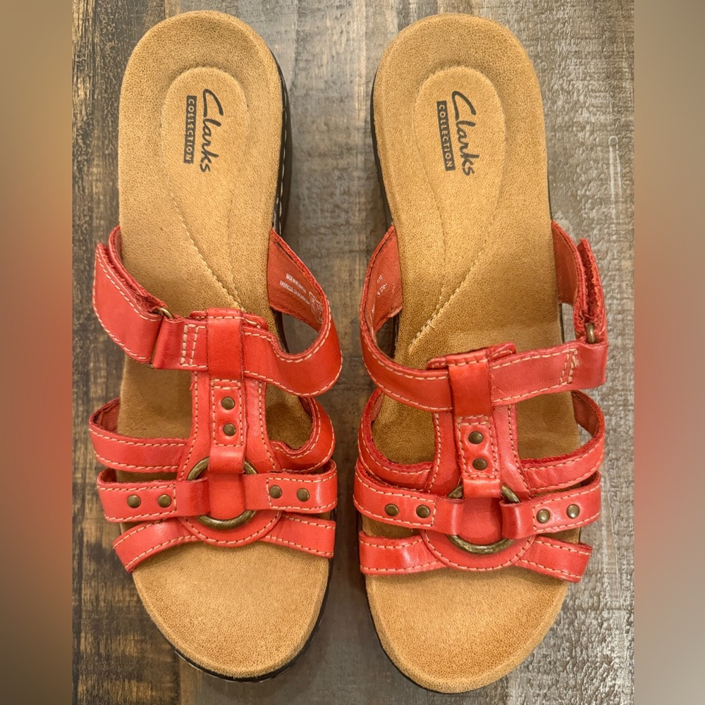 Clarks Hayla Women's Salmon Sandals